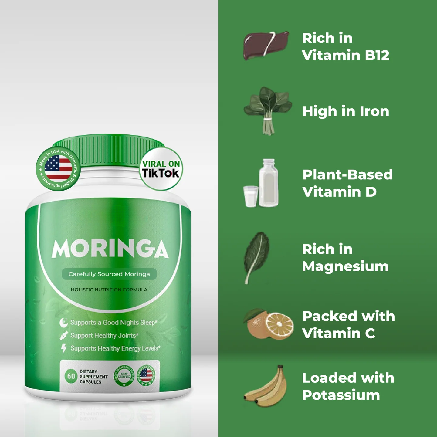 Moringa Leaf Capsules